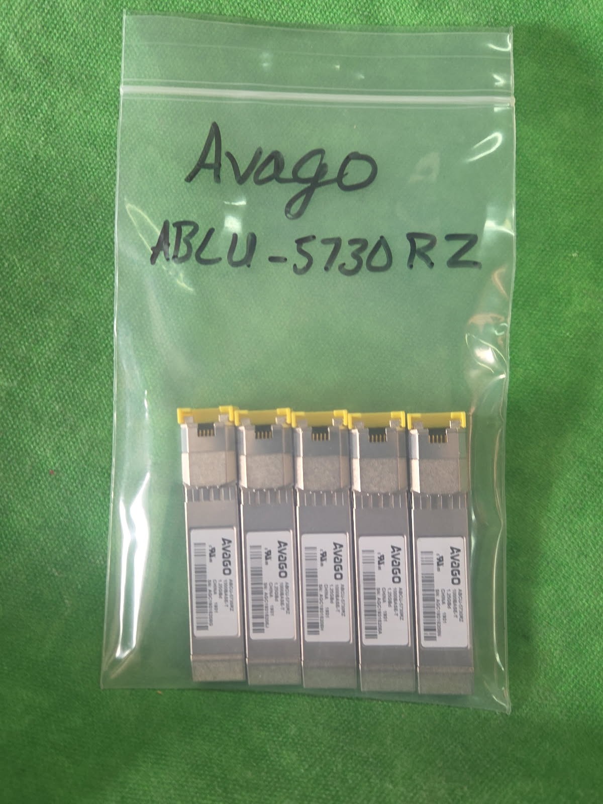 Avago ABCU-5730RZ  1.25Gbps 1000Base-T 100m SFP Transceiver Module    LOT OF 5