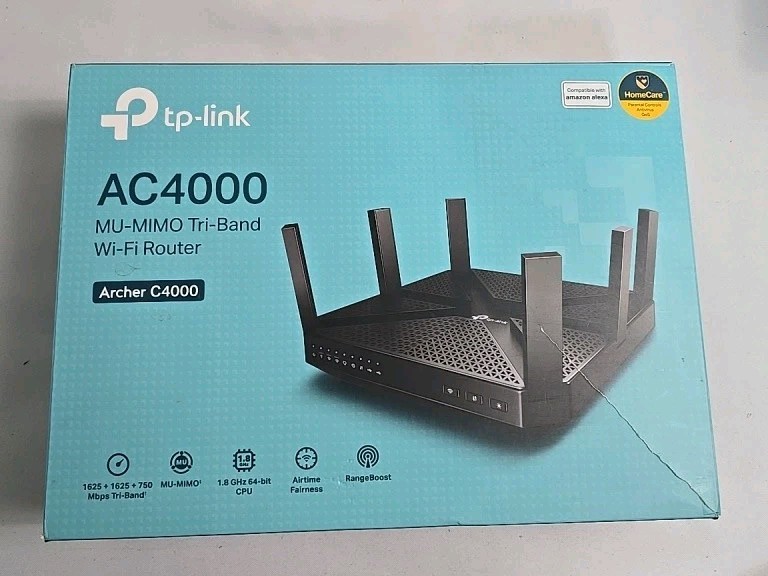 TP-LINK Archer AC4000 Tri-Band Wi-Fi 5 Router - C4000