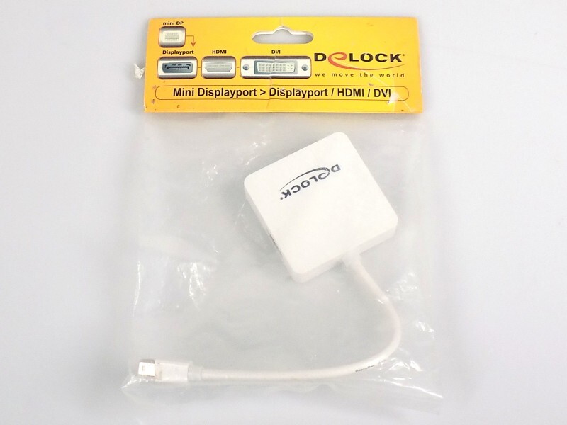 Delock 61768 Adapter Mini DisplayPort to to DisplayPort + HDMI + DVI-I NEW
