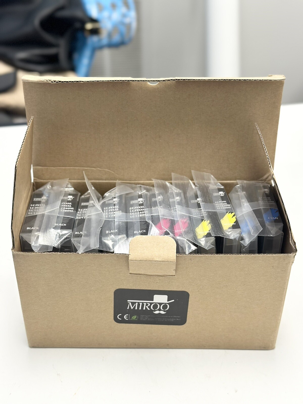 Lot of 11x MIROO Compatible Ink Cartridges: LC75XXL, LC79XXL,LC1240XL, LC1280XL
