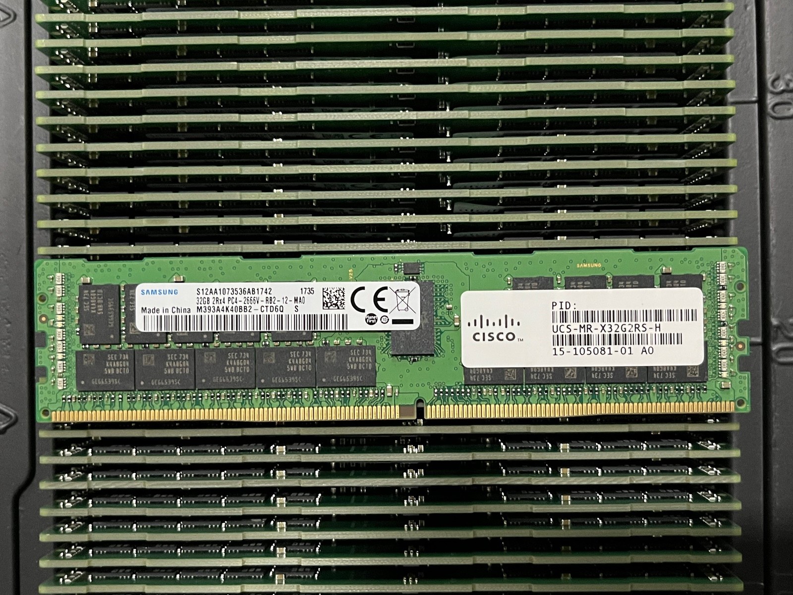 Cisco UCS-MR-X32G2RS-H 32GB DDR4-2666-MHZ RDIMM PC4-21300 Dual