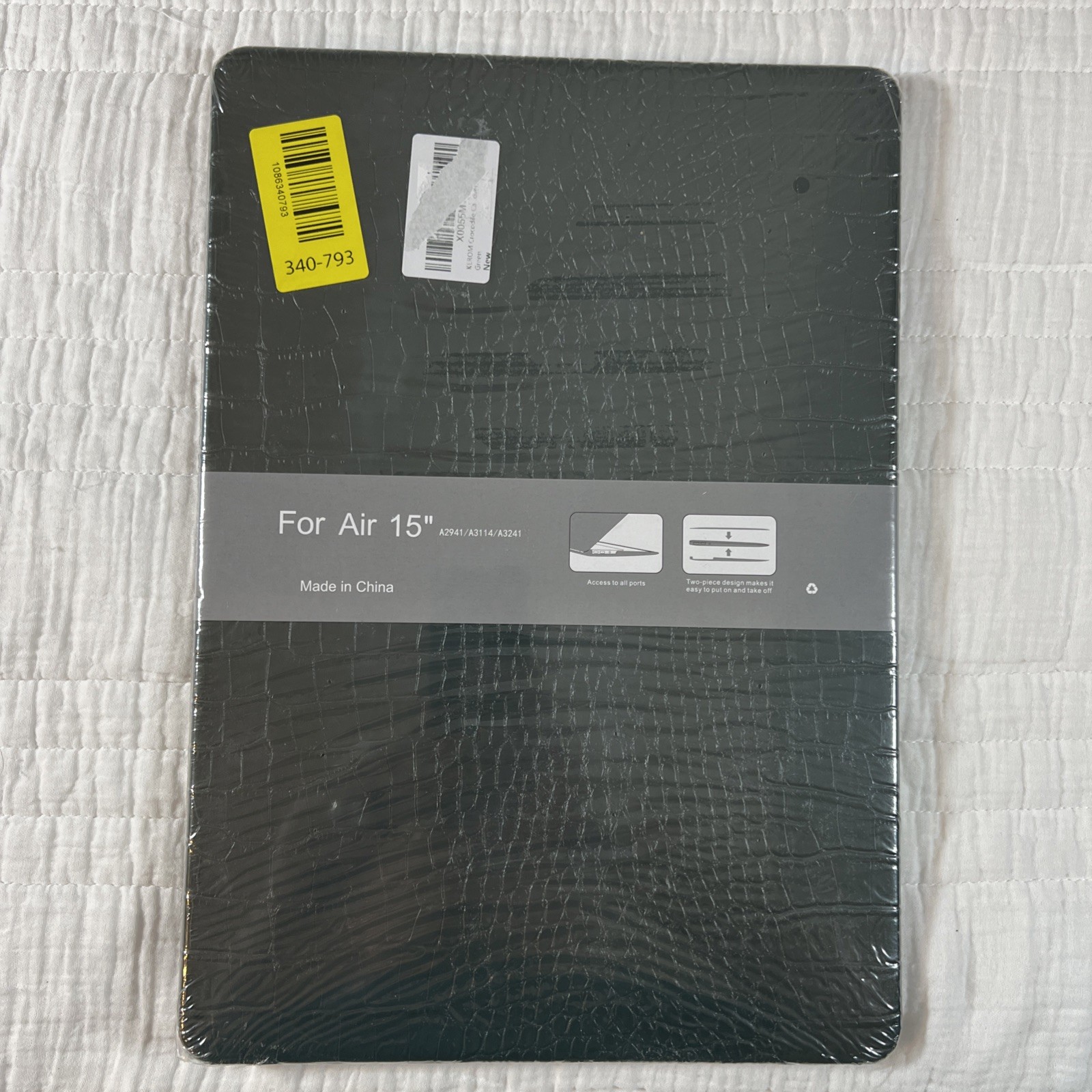 Apple Air 15"A2941 2-Piece Shell Case With Keyboard Cover