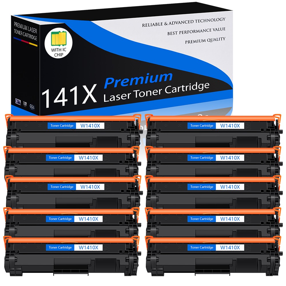 10PK 141X W1410X Toner Cartridge Compatible for HP Laserjet M139w M140w M110w