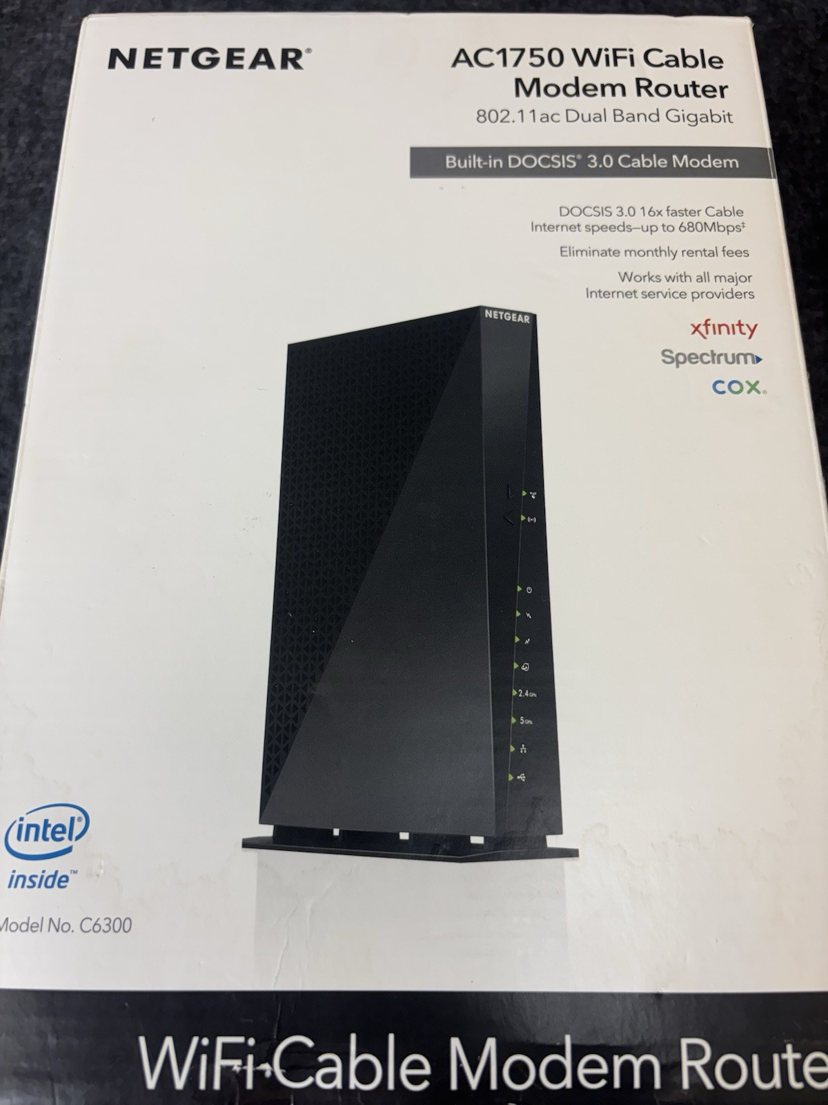 NEW NETGEAR Modem Router C6300 AC1750 WiFi Cable Xfinity Spectrum Cox Wireless