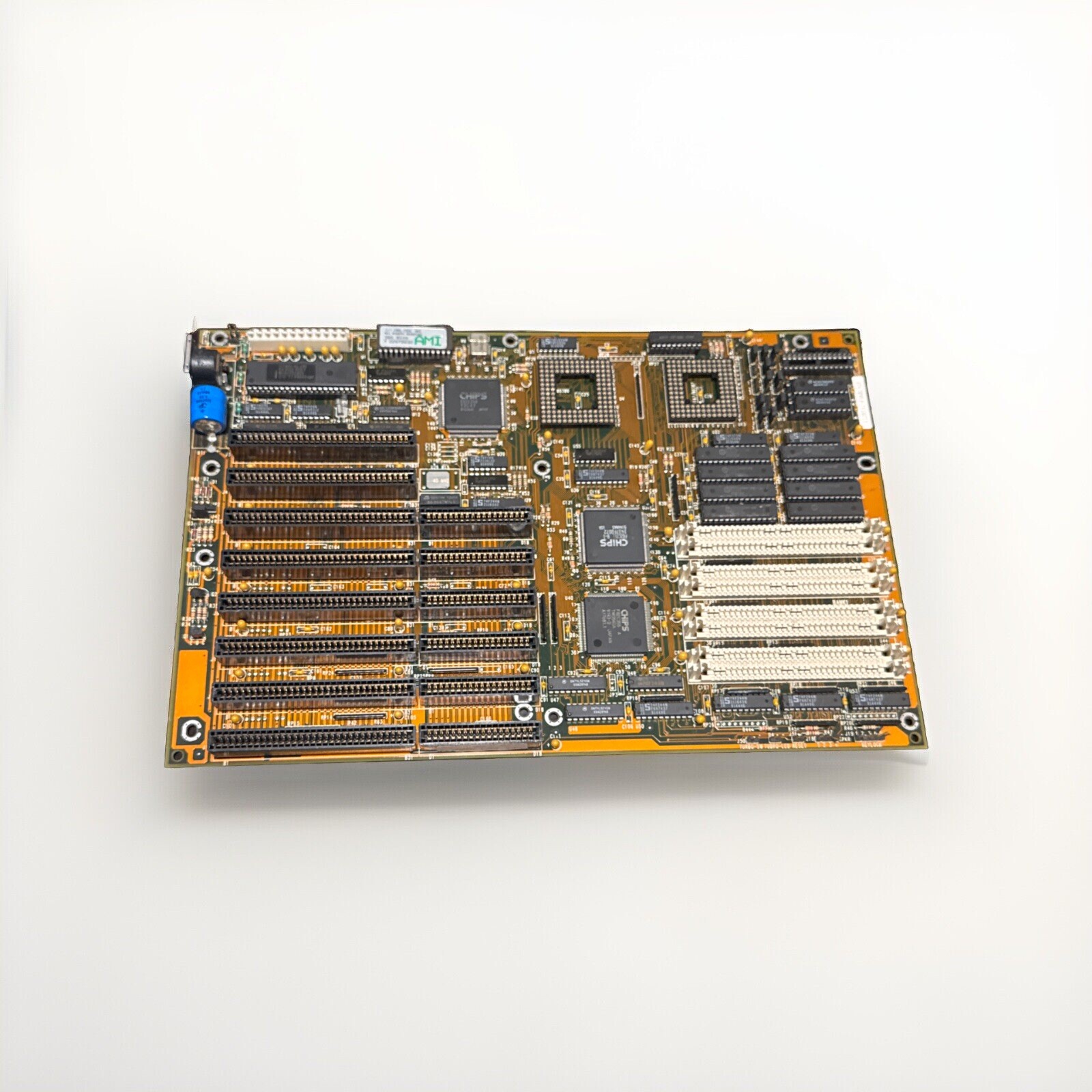 AMI 386 BIOS Chips Chipset SIMM Motherboard- 3FLUD - 4 simm