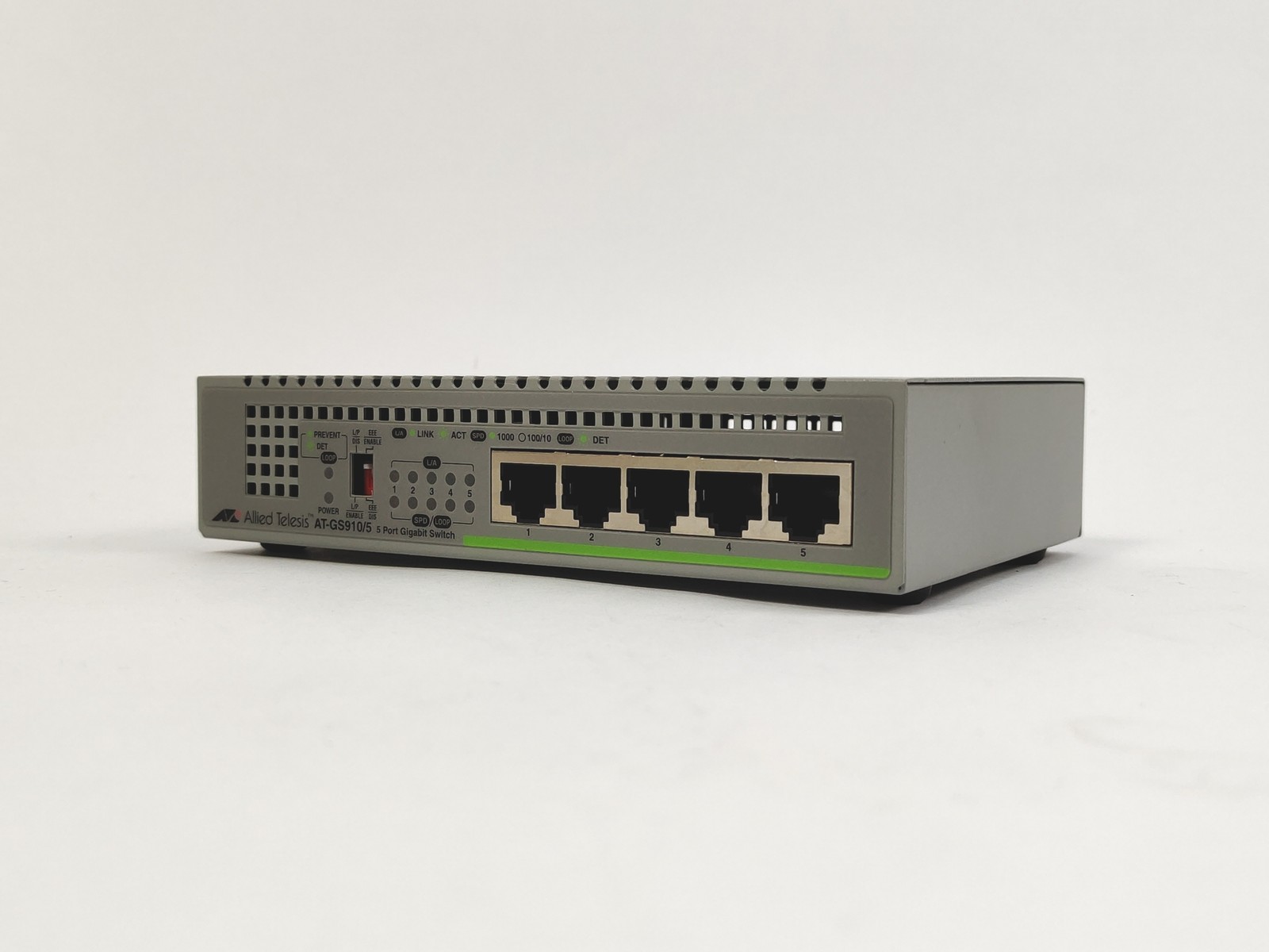 Allied Telesyn AT-GS910/5 5 Port Gigabit Switch