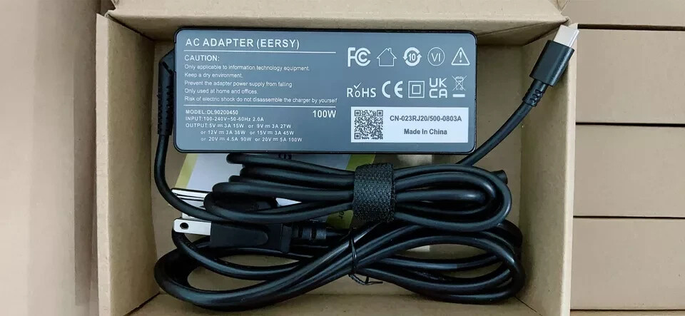 20V 5A 100W Type C USB-C Charger for HP TPN-DA08 904082-003 904144-850 ADP-90FE