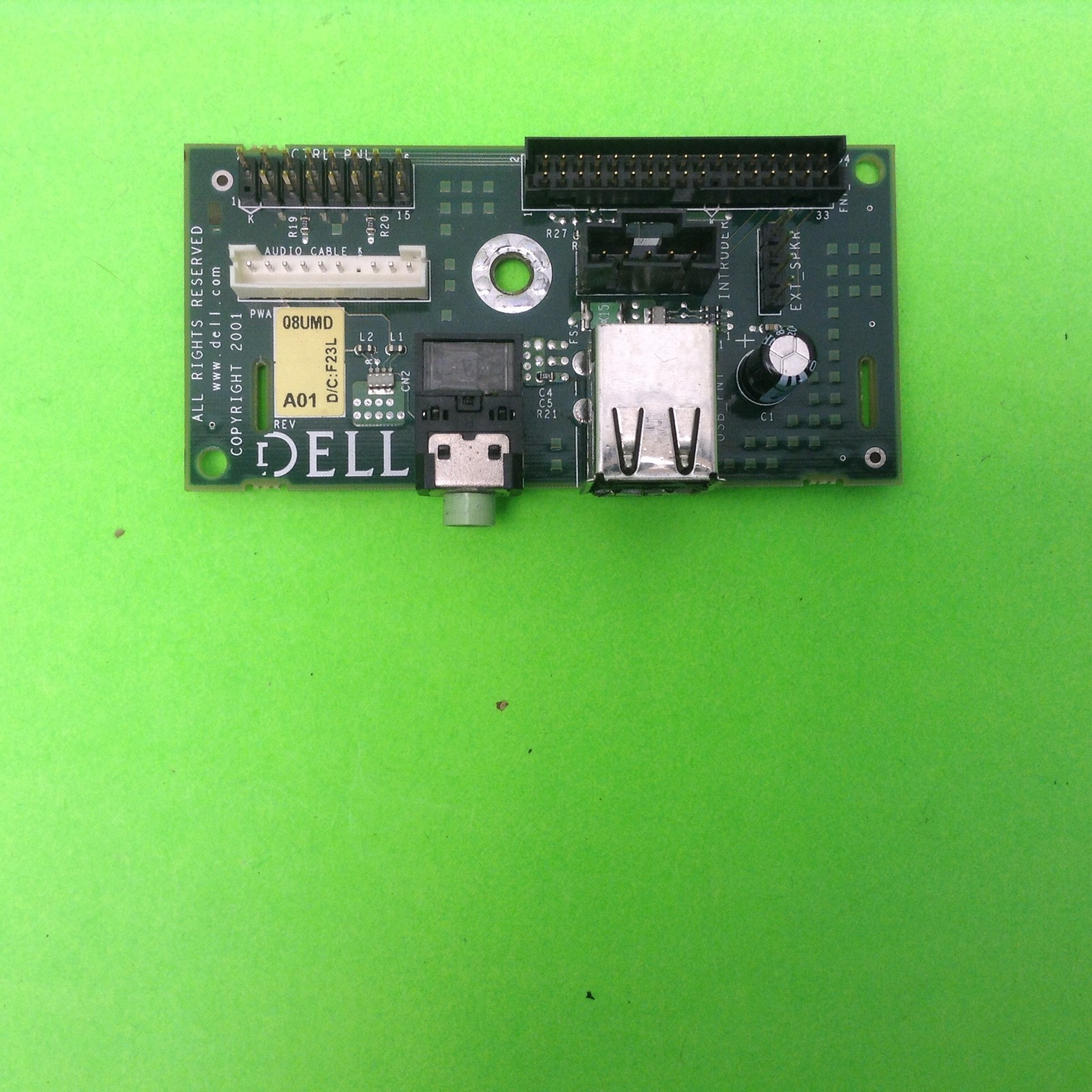 Dell Dimension 4700 PC Computer Front Audio and USB Port Jack IO Board CN-008UMD