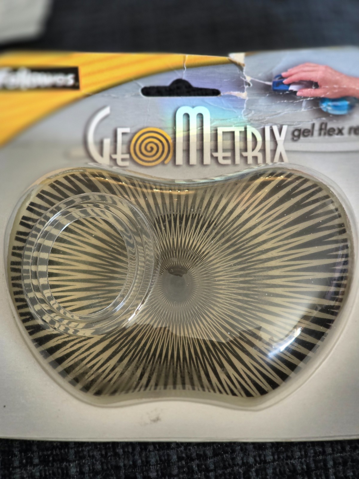 FELLOWES GEO METRIX GEL FLEX REST