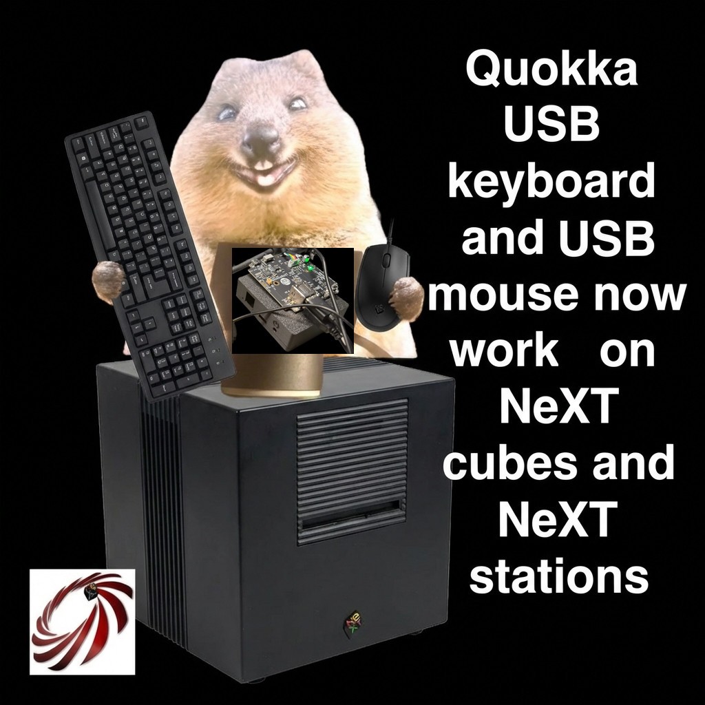 New NeXT Cube or Station QUOKKA NeXT Non ADB is here USB Keyboard Mouse solution