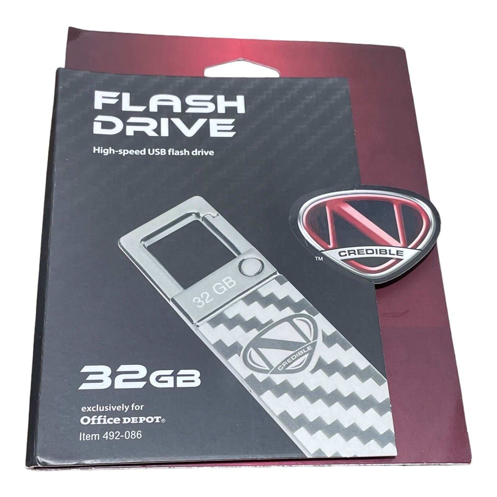 Ncredibles 32 Gb High Speed Flash Drive (USB 2.0) Office Depot - NEW Nick Cannon