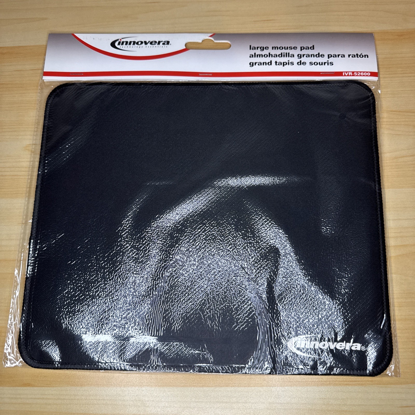 Innovera IVR52600 Large Mouse Pad, 9.87 x 11.87, Black
