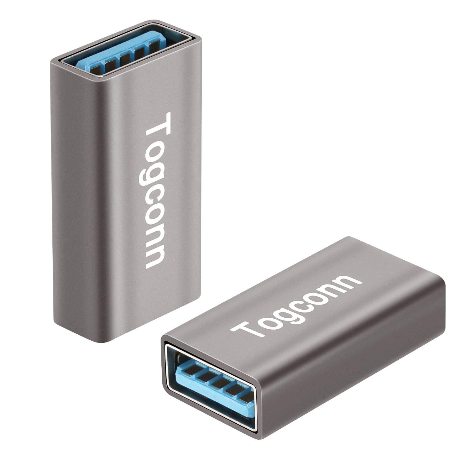 USB Coupler 2 Pack, Aluminum Shell 3.0 2 A Female to
