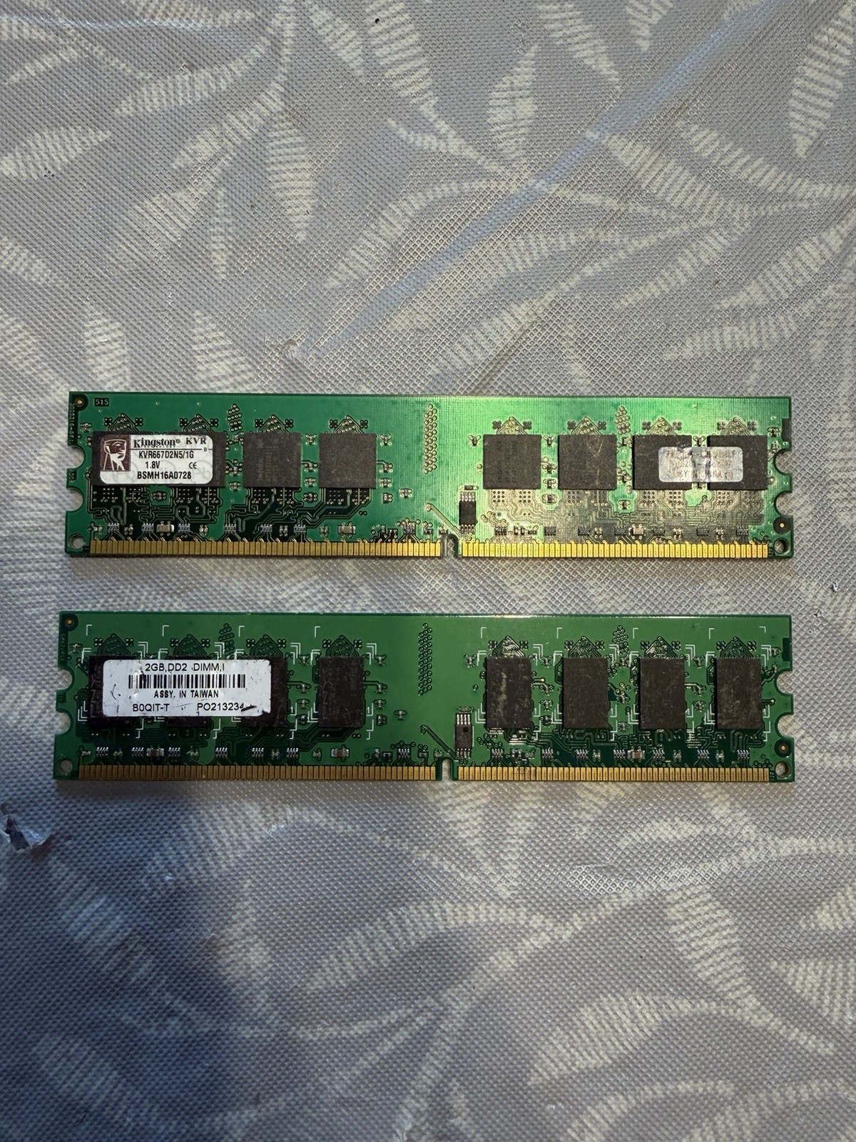 Set Of Two Kingston Memory Module