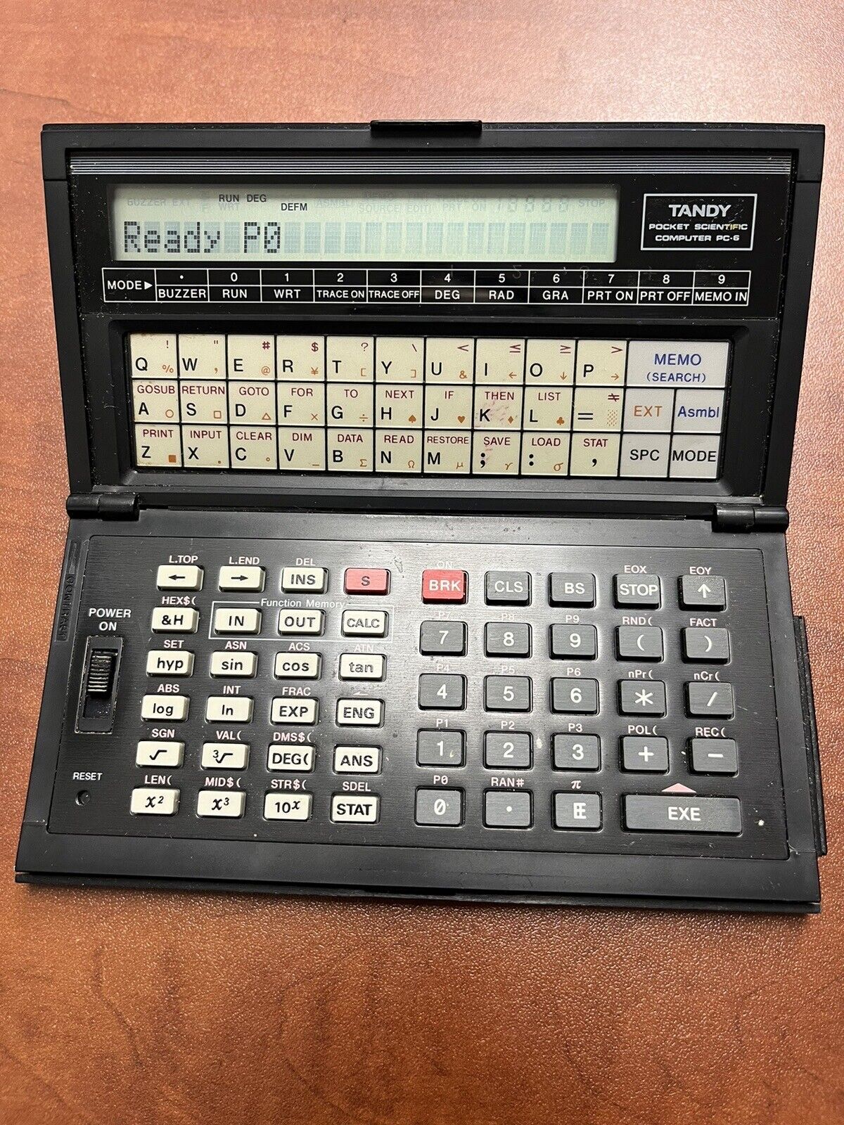 Tandy PC-6 Pocket Scientific Computer TESTED WORKING