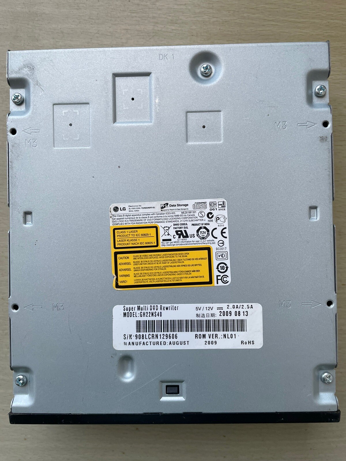 LG DVD RW GH22NS40 SATA BLACK