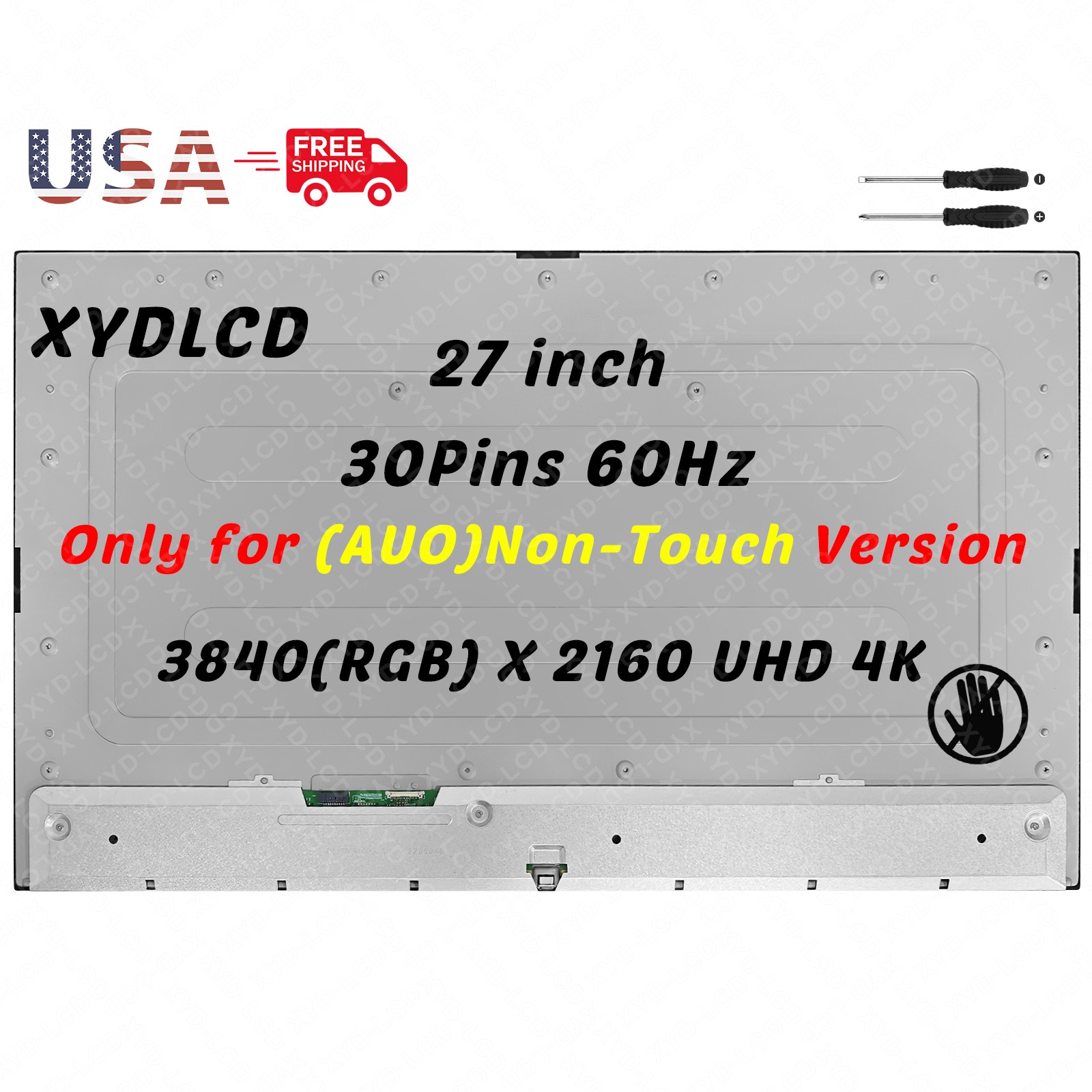 27in P08182-005 for HP OmniStudio X 27-CS1017NB AIO LCD Non-Touch Screen UHD 4K