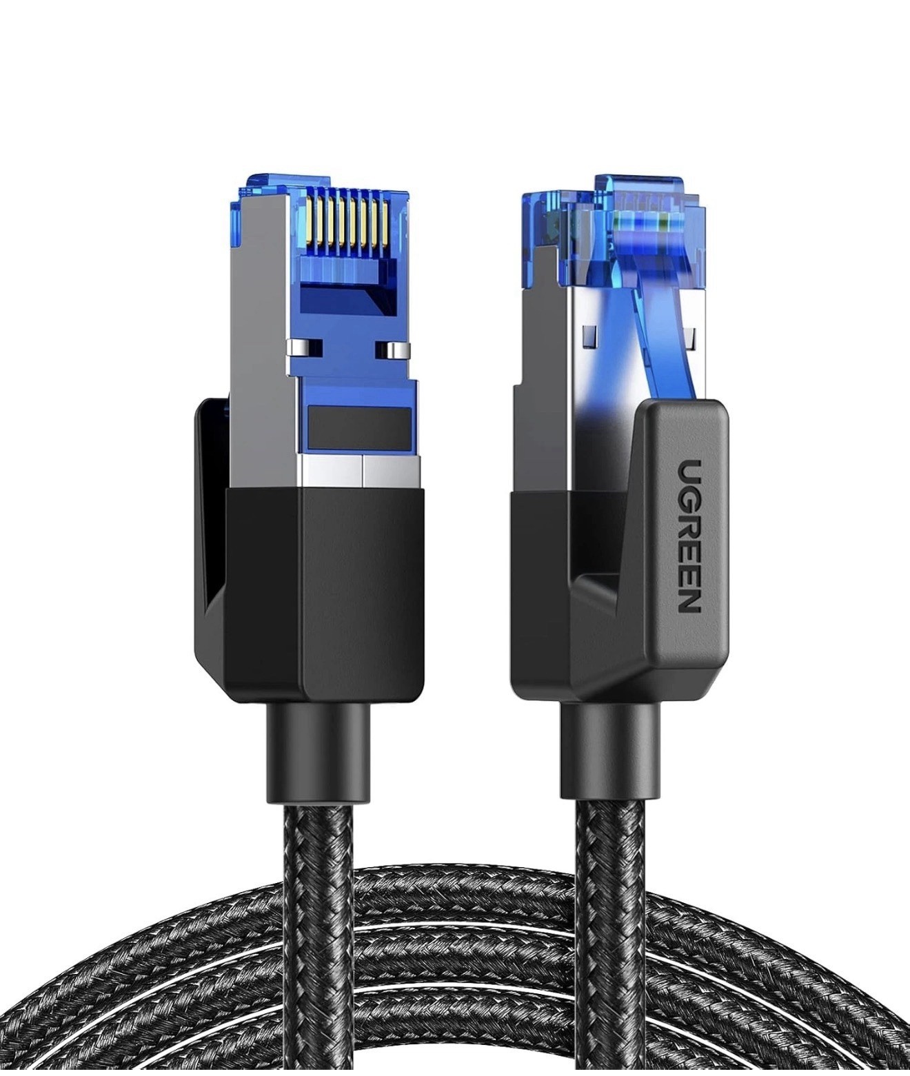 UGREEN Cat 8 Ethernet Cable 10FT, High Speed Braided 40Gbps 2000Mhz Network