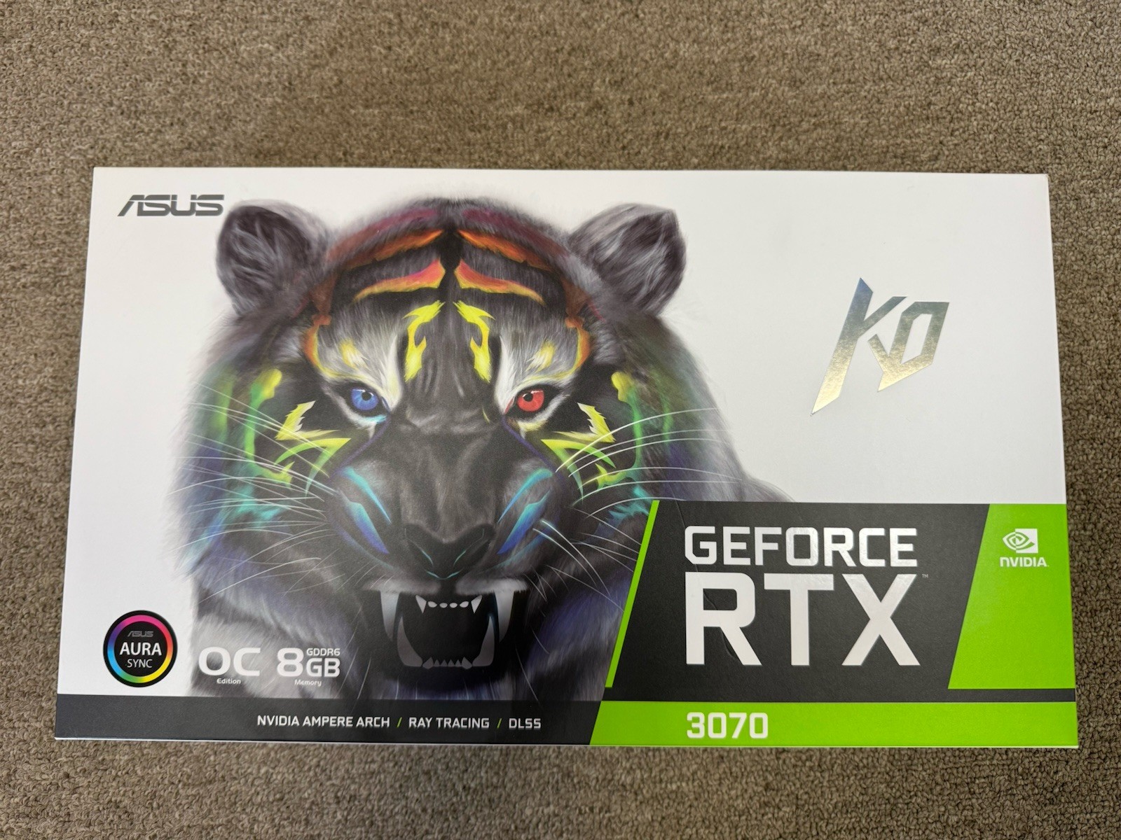 ASUS GeForce RTX 3070 Ko OC 8GB Graphics Card KO-RTX3070-08G-GAMING