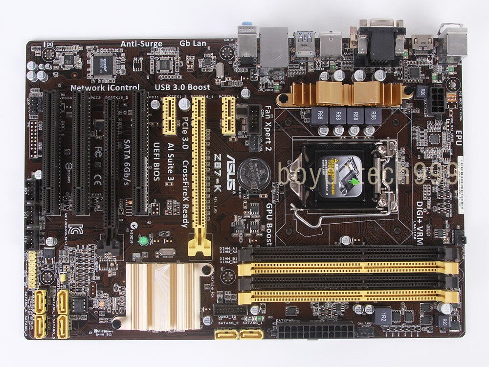 ASUS Z87-K Socket LGA 1150 Intel Z87 Motherboard DDR3 USB3.0 ATX Good Working