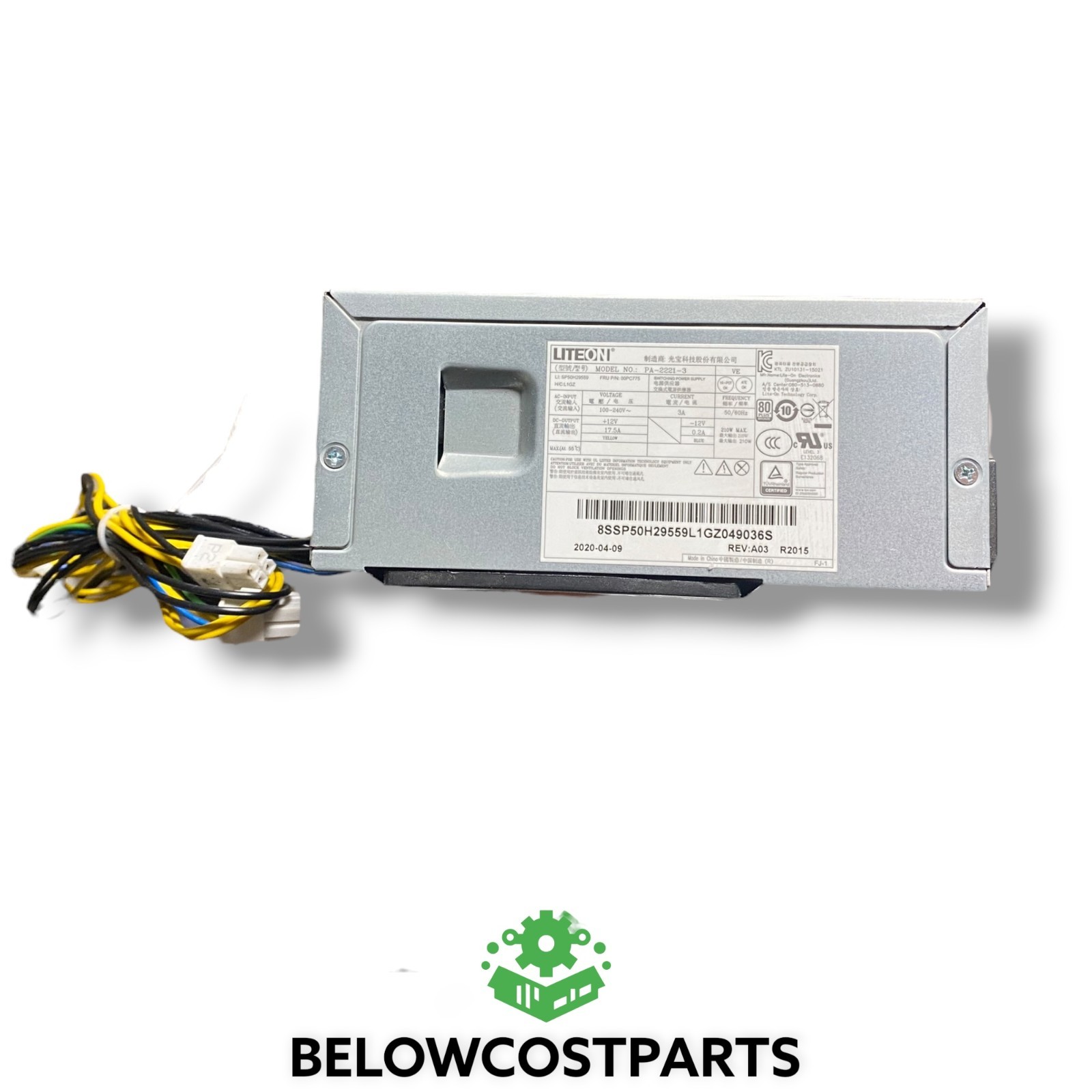 LiteOn PA-2221-3 210W Power Supply – 10-Pin Connector – Genuine OEM Tested