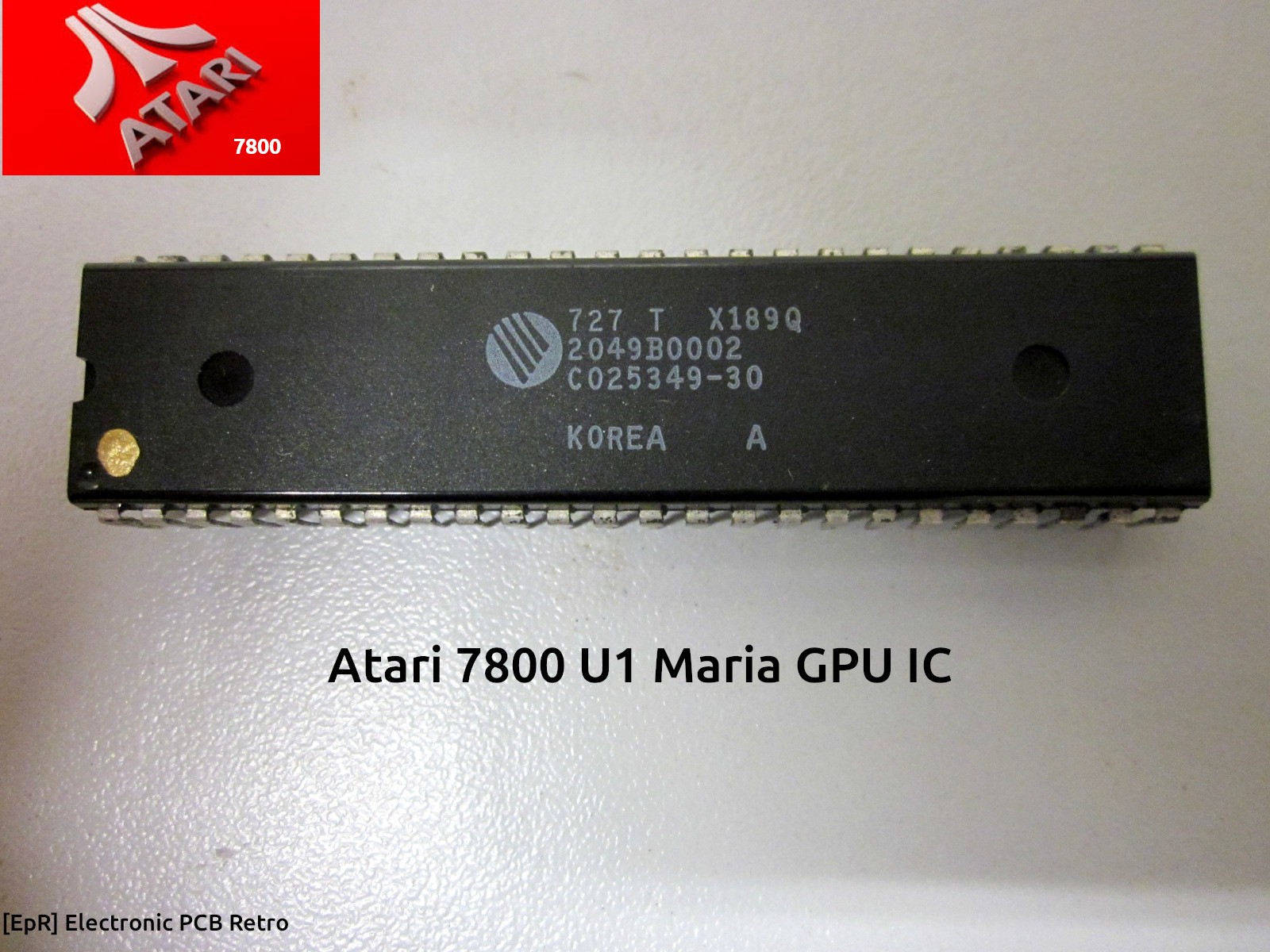 Original Atari 7800 Maria GPU C025349 IC Chip [U1] Limited Rare