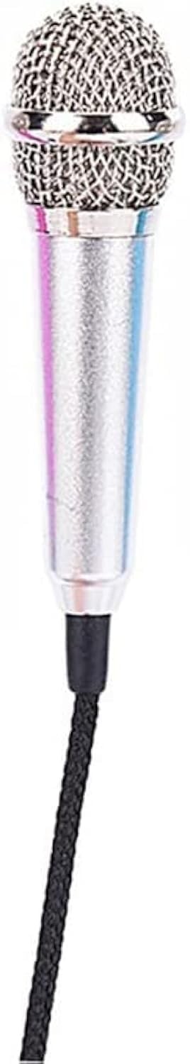 Mini Portable Vocal Instrument Microphone for Mobile Laptop Notebook 3.5mm Un...