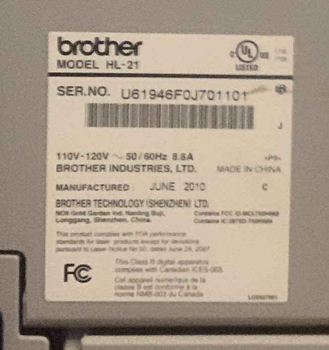 Brother HL-2170W Workgroup Laser Printer - BRAND NEW