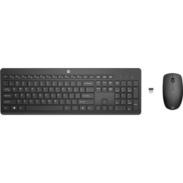 HP - 1Y4D0UT#ABA - 235 Wireless Mouse and Keyboard Combo - Black