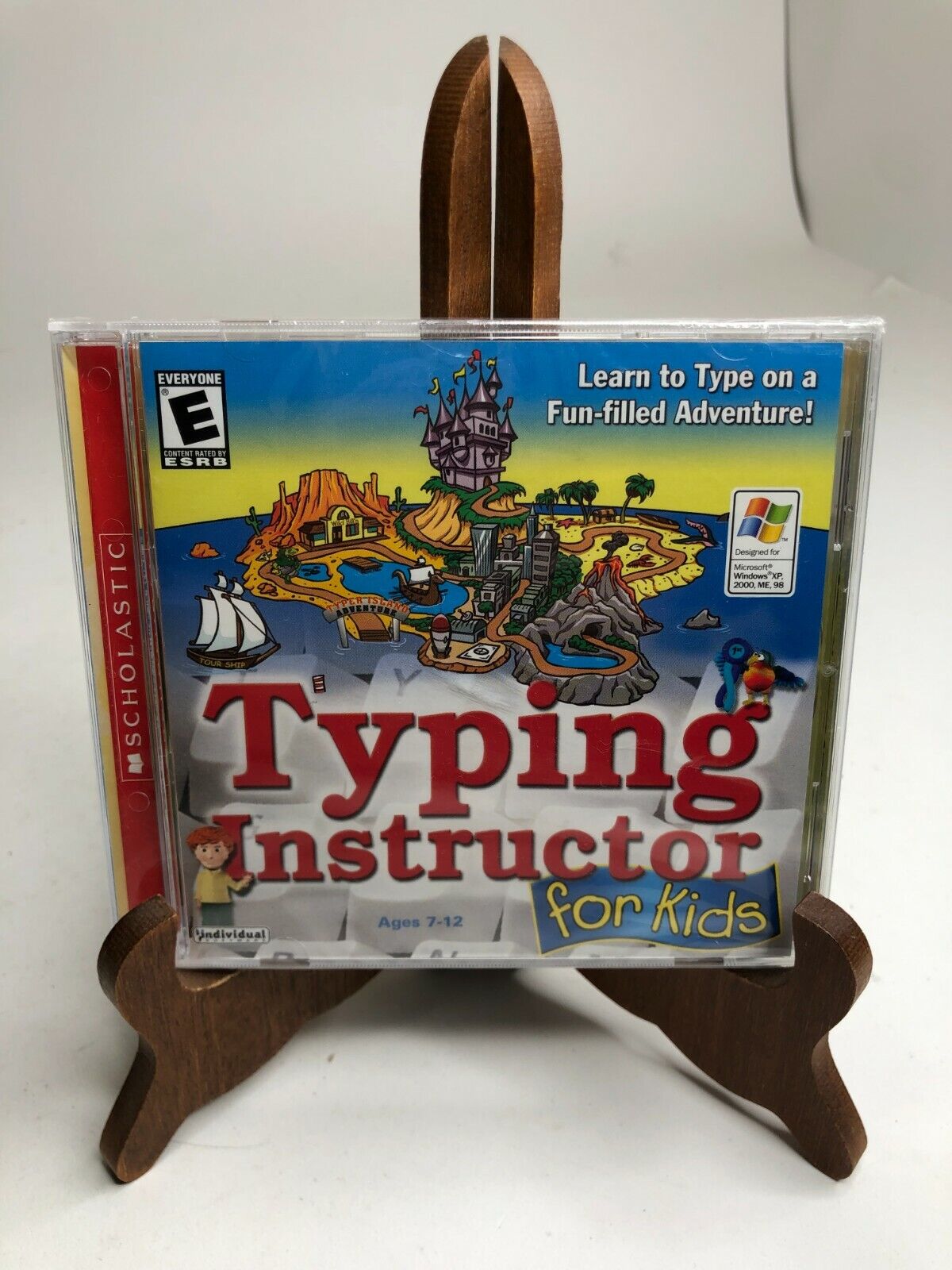 Typing Instructor For Kids CD Scholastic - NEW *CASE HAS A CRACK* Individual