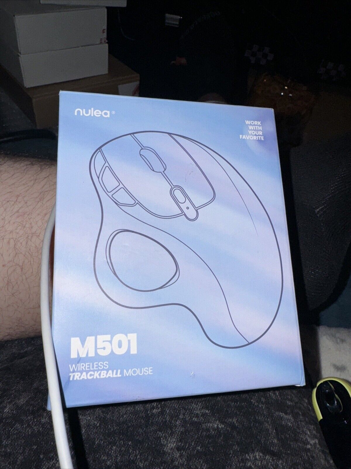 nulea m501 wireless trackball mouse