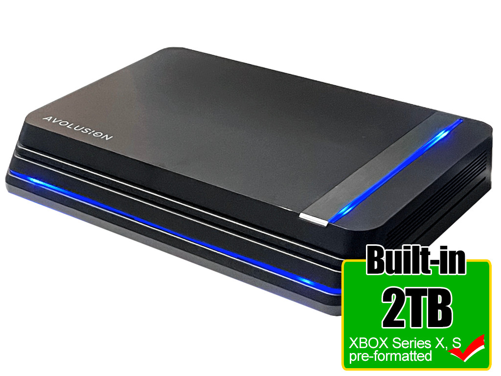 Avolusion HDDGear Pro X 2TB USB 3.0 External Gaming Hard Drive - XBOX Series X,S