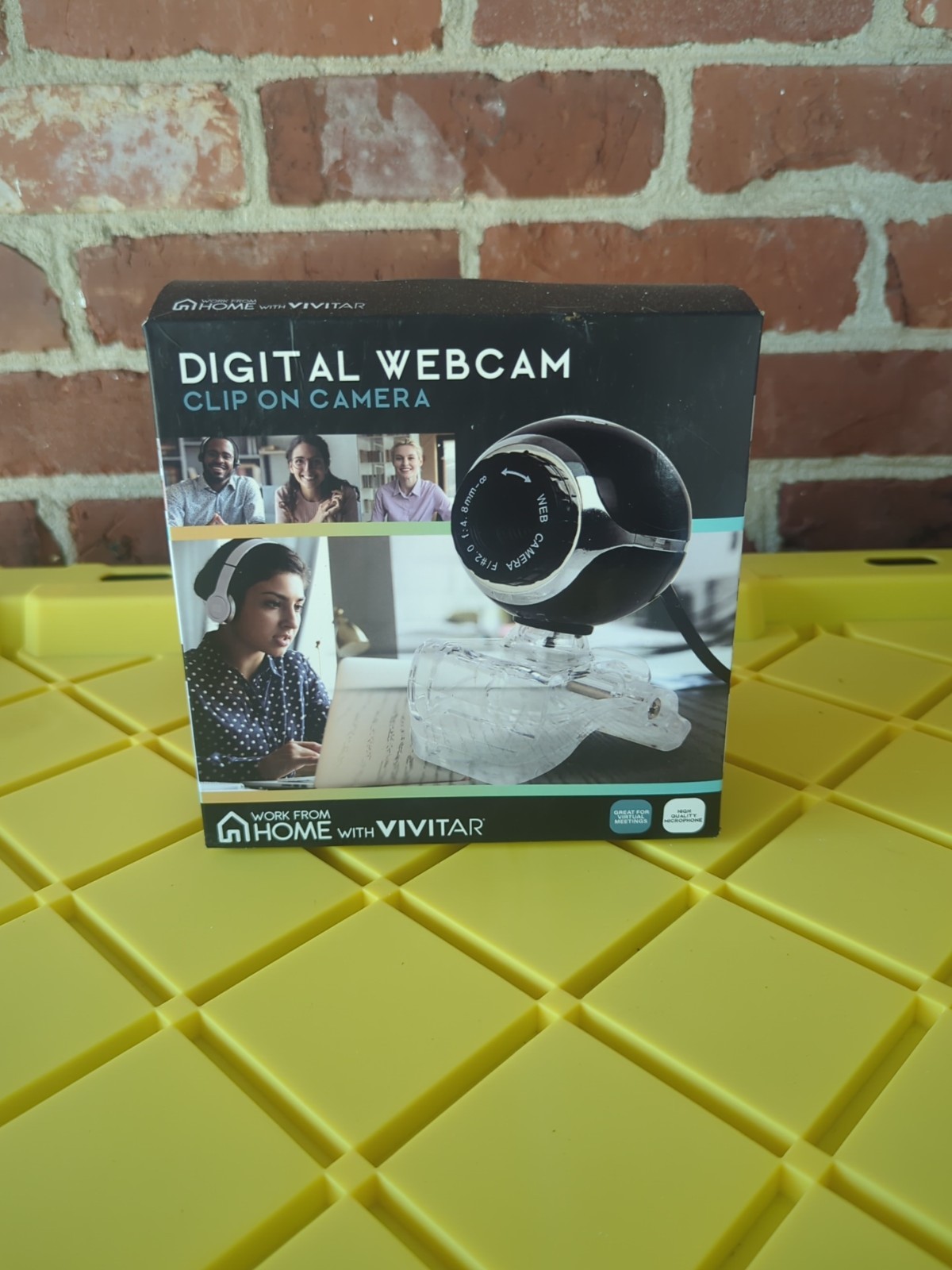 VIVITAR DIGITAL WEBCAM Clip On Camera 360 Rotating Base, Optimized Zoom ( New)