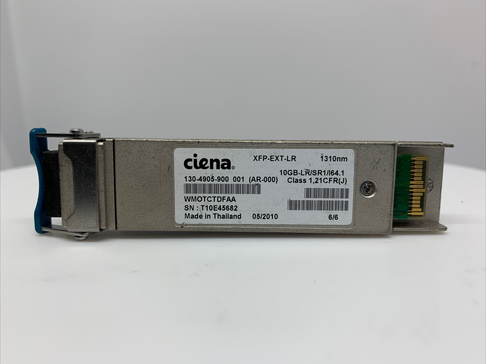 Ciena  XFP-EXT-LR  130-4905-900 XFP 10GB-LR/SR1/I64.1 1310nm 10km  WMOTCTDFAA 