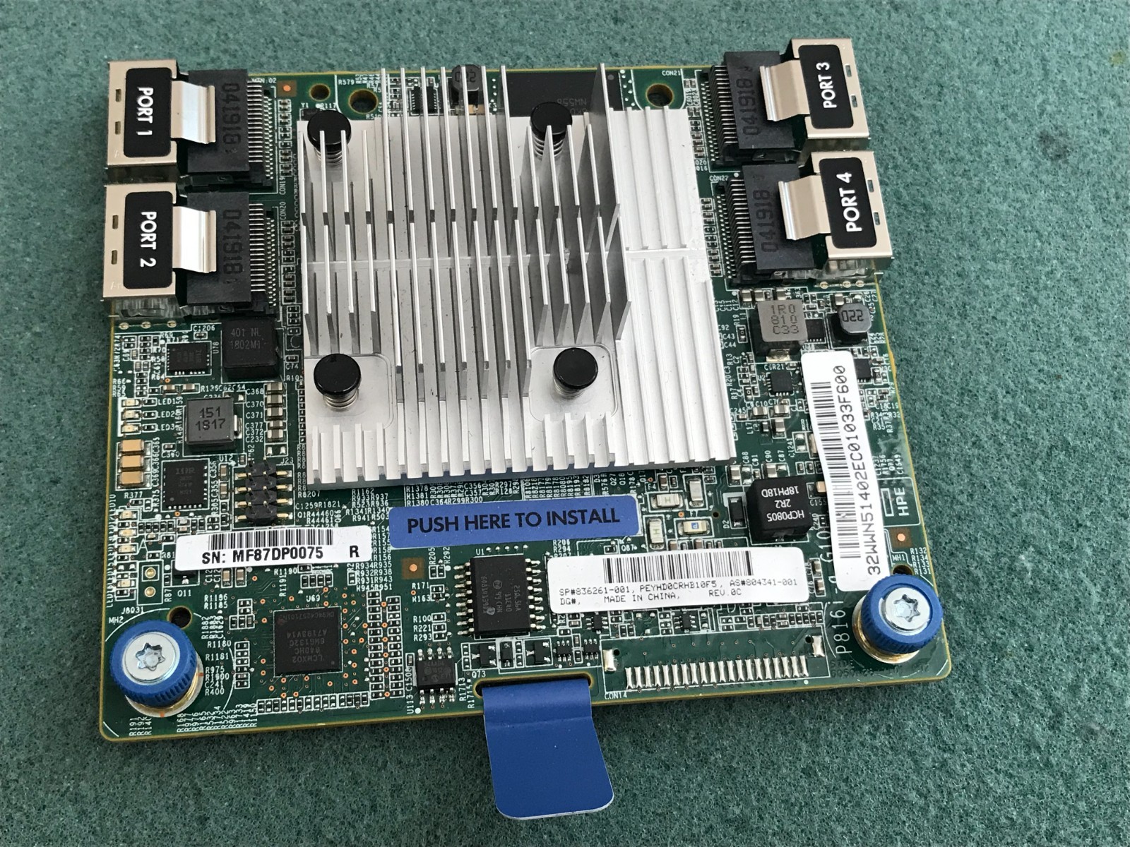 HP Smart Array P816i-a SR Gen10  SAS Modular Storage Controller 836261-001 O777