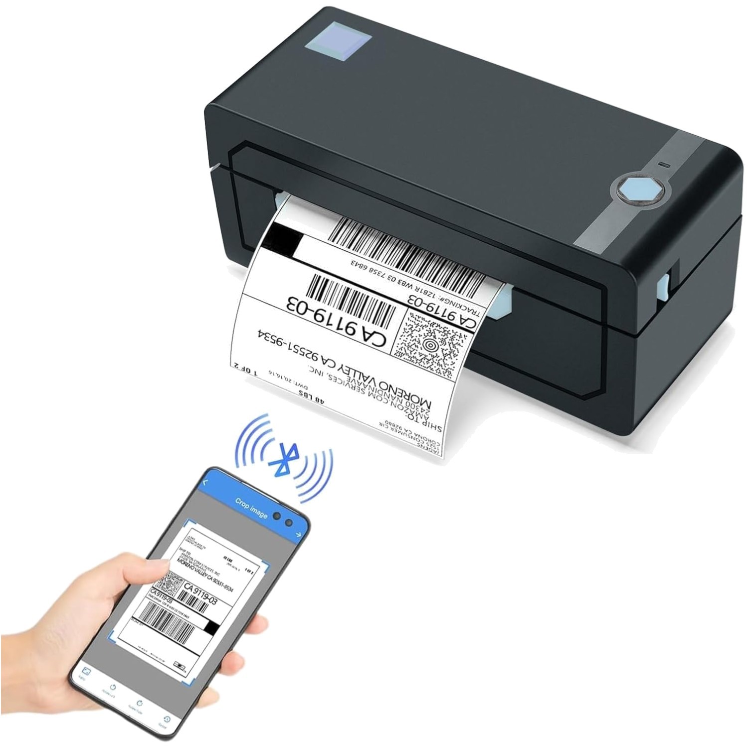 High-Quality Bluetooth Thermal Label Printer – Ideal for Shipping Efficiency