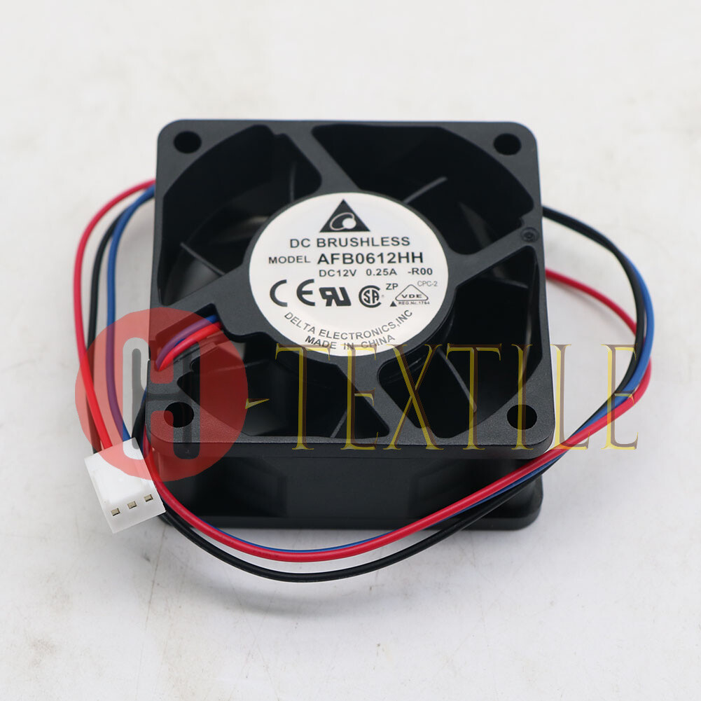 AFB0612HH-R00 Daul ball  Alarm cooling fan DC12V 0.25A 3wire 60×60×25mm