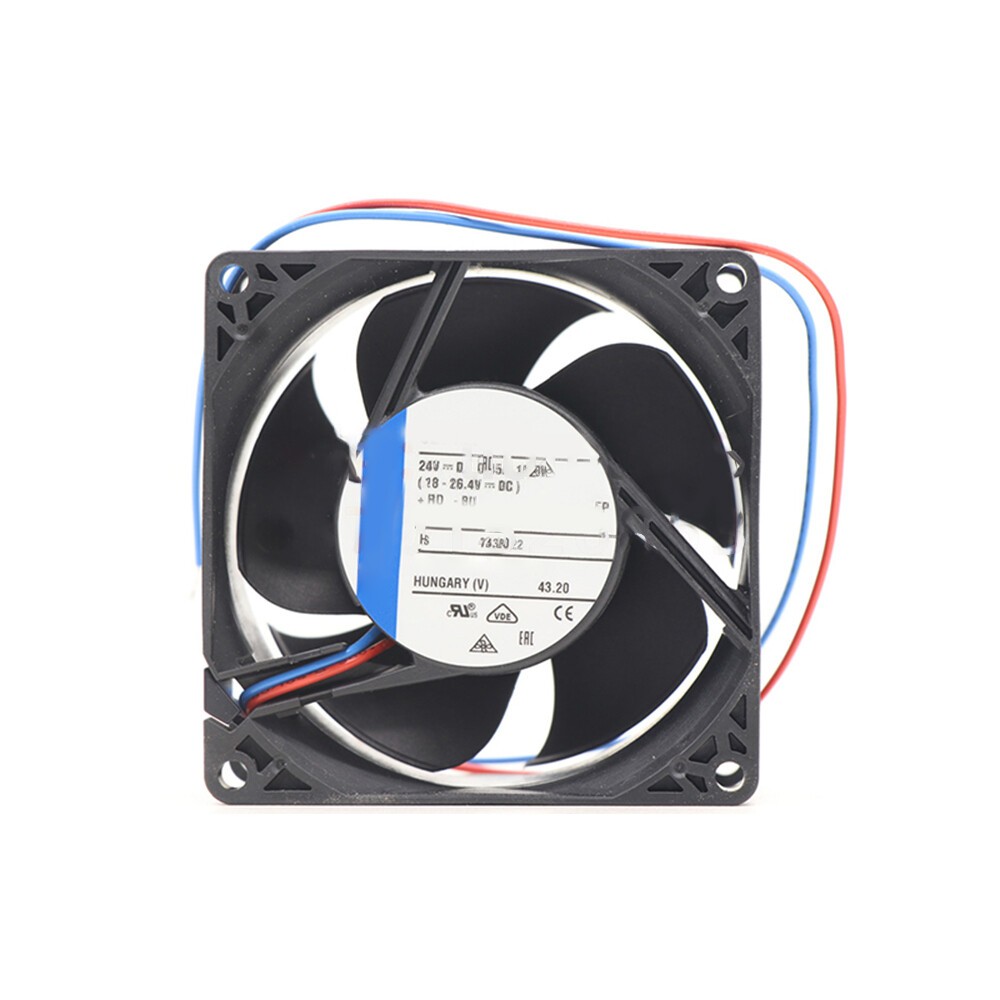 8083 Inverter Cooling Fan Axial Fan 80*80*38MM 24V 10.8W 2-wire 8214JN