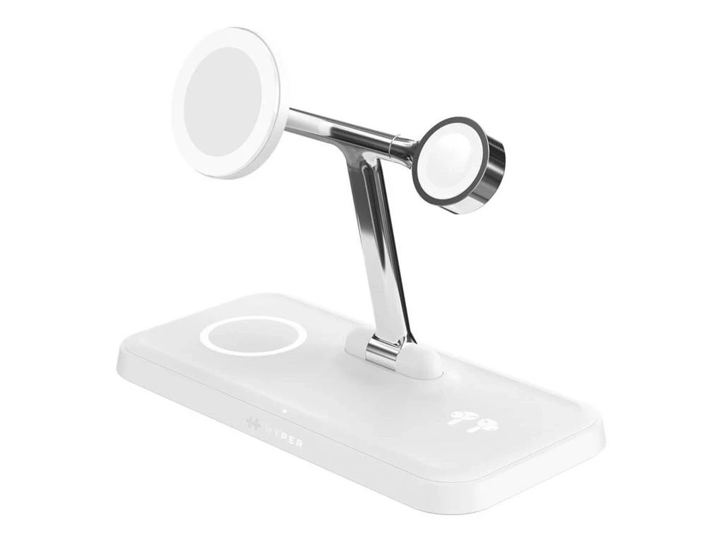 *NEW* Targus Hyper HyperJuice Qi2 4 in 1 Charging Stand White 4 1 HJ3004WHGL