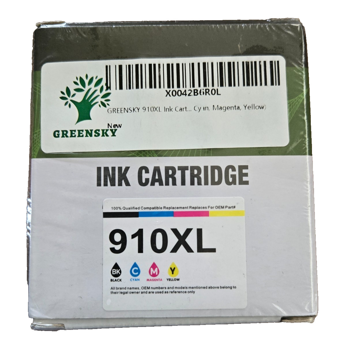 910XL Green Sky Ink Cartridge 4 color Exp 5/2026