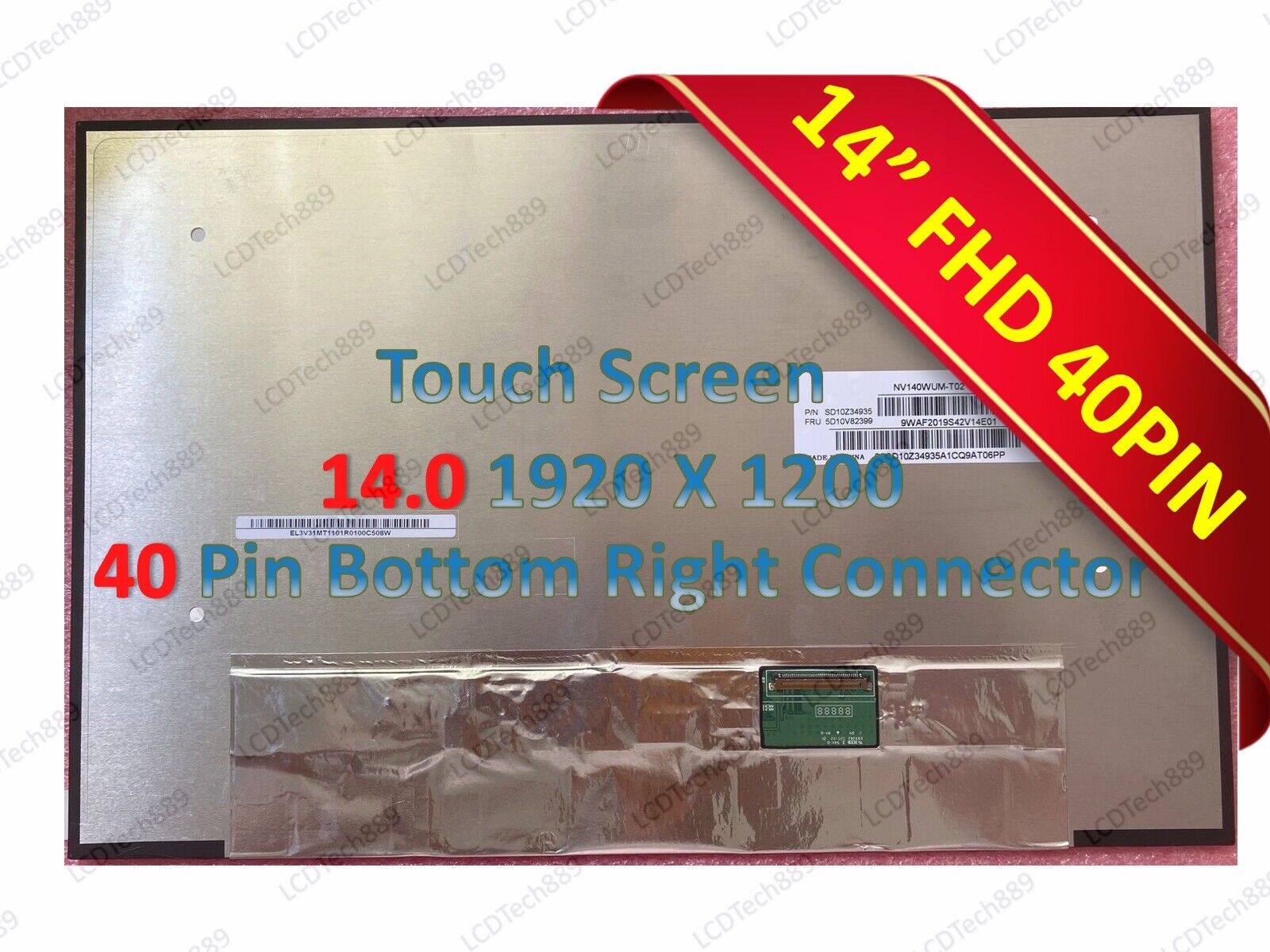 New Original Lenovo Thinkpad T14 P14s T14s Gen 3 LCD Touch Screen SD10Z34936