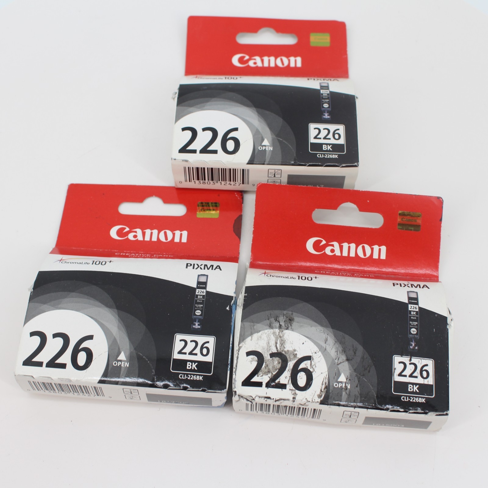 3 pack⭐ NEW Canon 226 Black Ink CLI-226BK ⭐ Genuine OEM NEW in the BOX