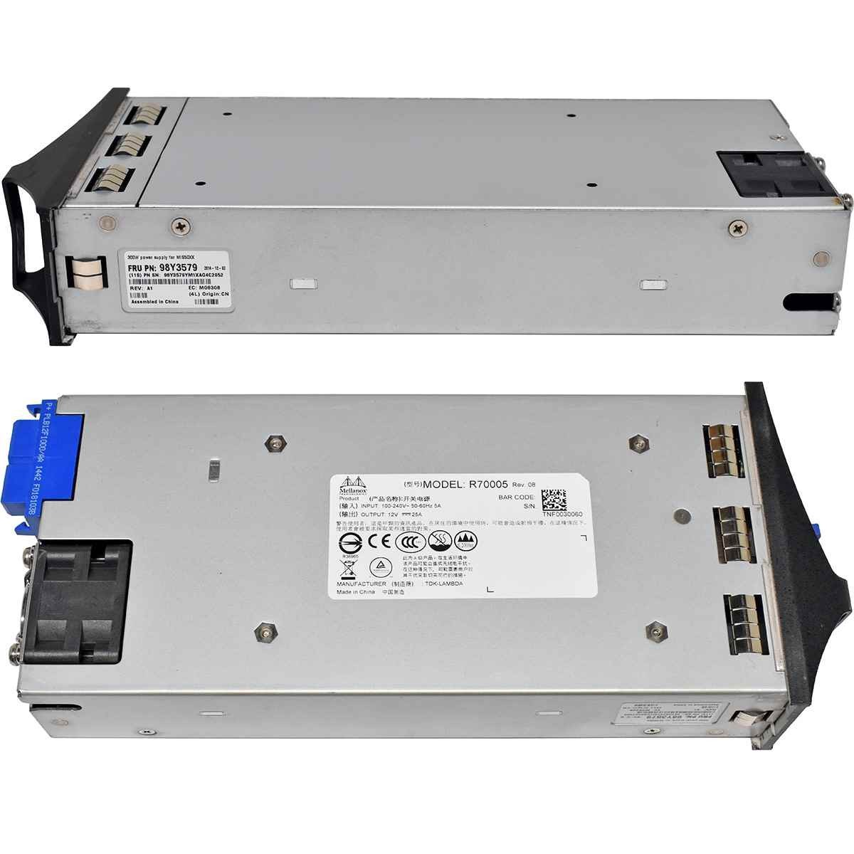 Mellanox IS5030 IBM 300W Power Supply Power Supply R70005 98Y3579