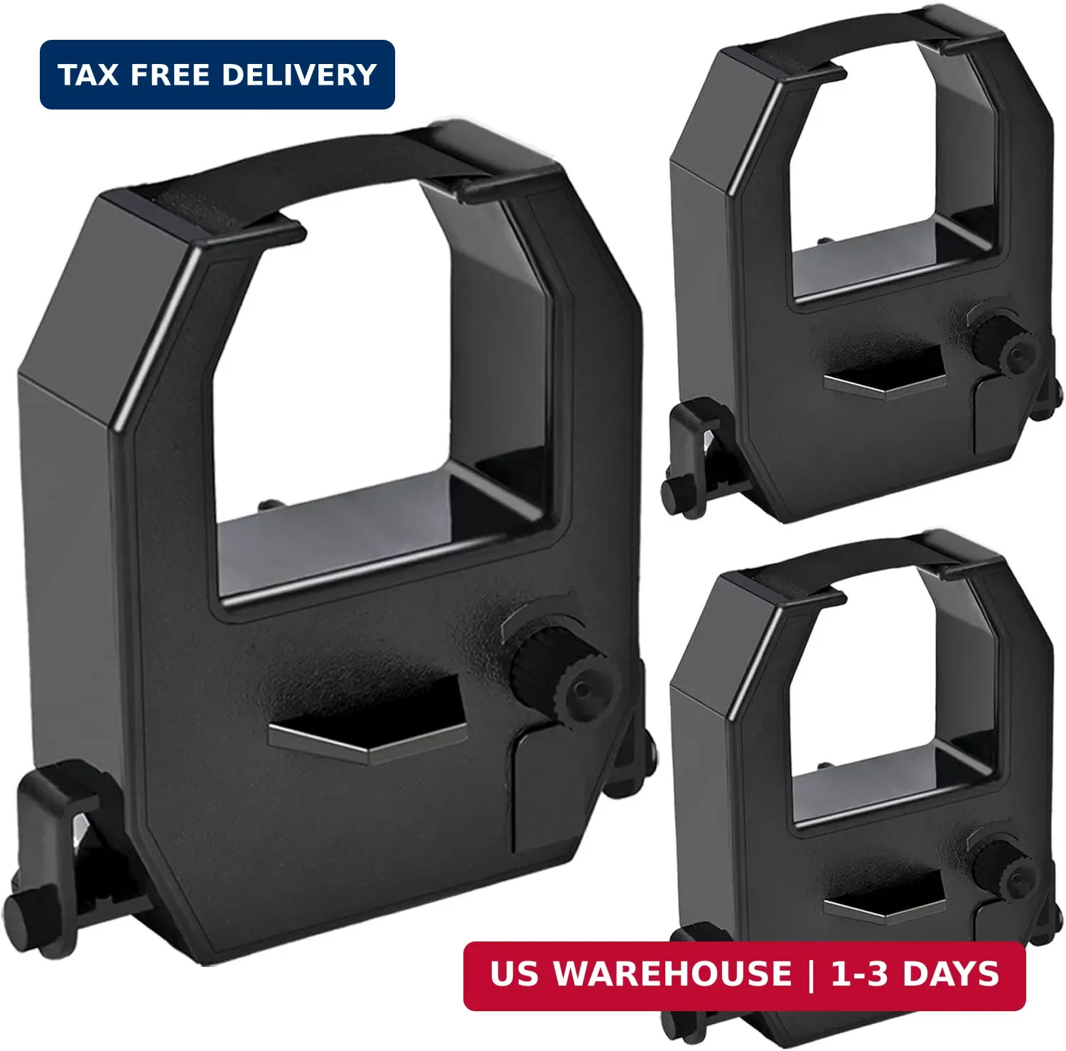 3 Pack Amano Time Clock Replacement Ribbon for PIX TCX Series Time Recorder
