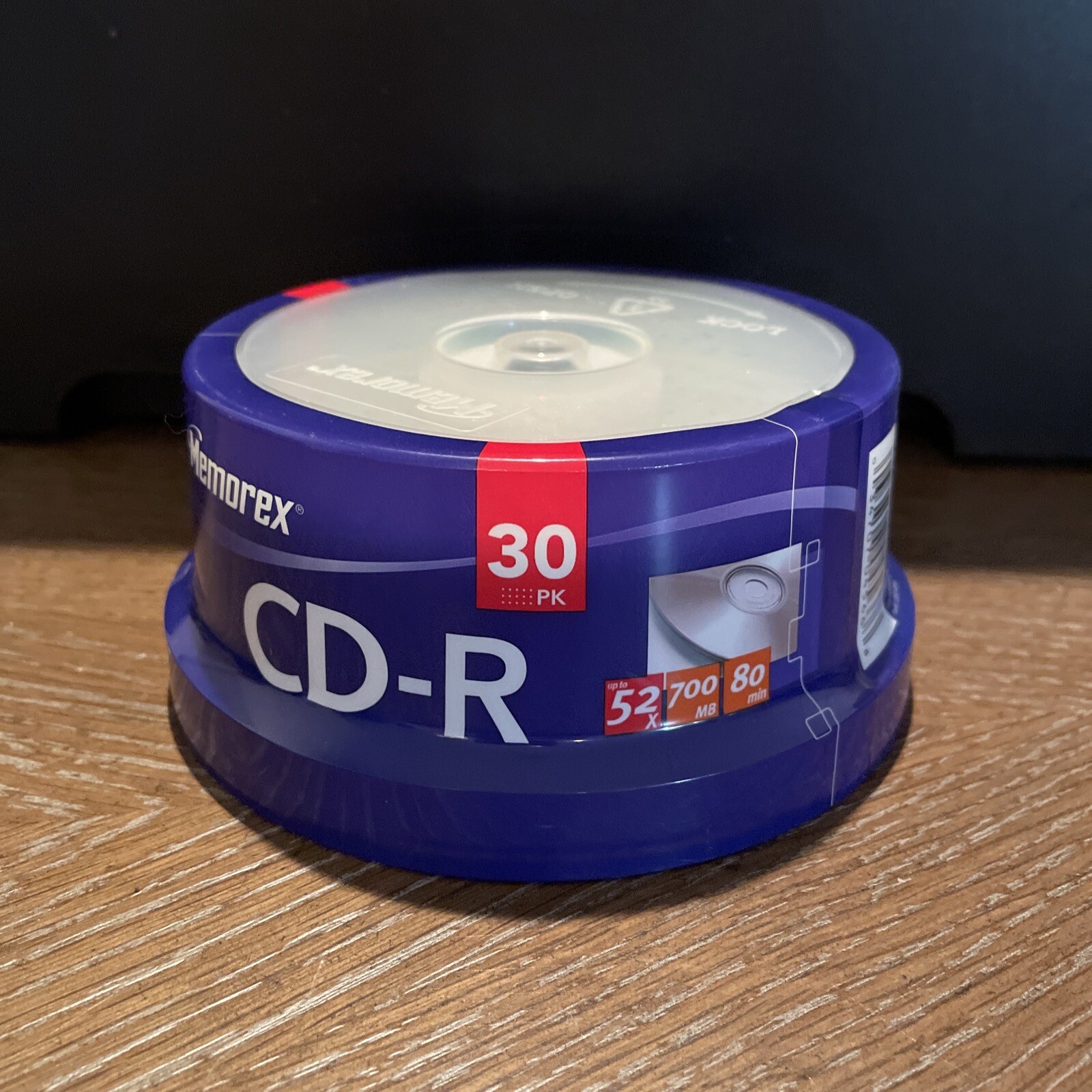 Memorex 30pk CD-R Music 52x 700 MB 80 Minutes Storage Drives Blank CDs NEW NIP