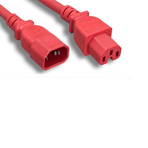 6 Ft Red Power Cable for HP Procurve 3500 Series Network Switch Jumper Cord