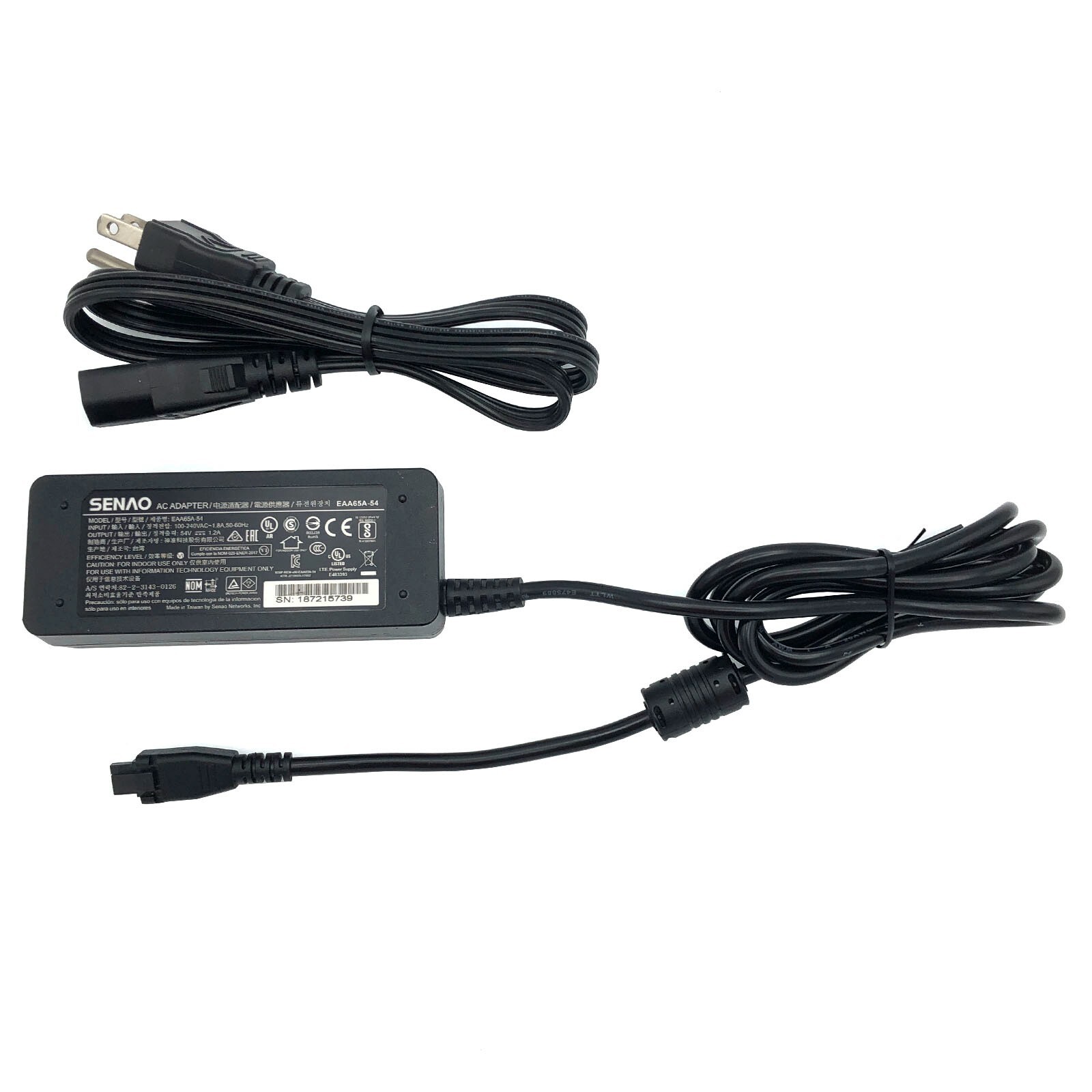 Original Senao EAA65A-54 AC Power Adapter 54V 1.2A 65W ITE Power Supply OEM