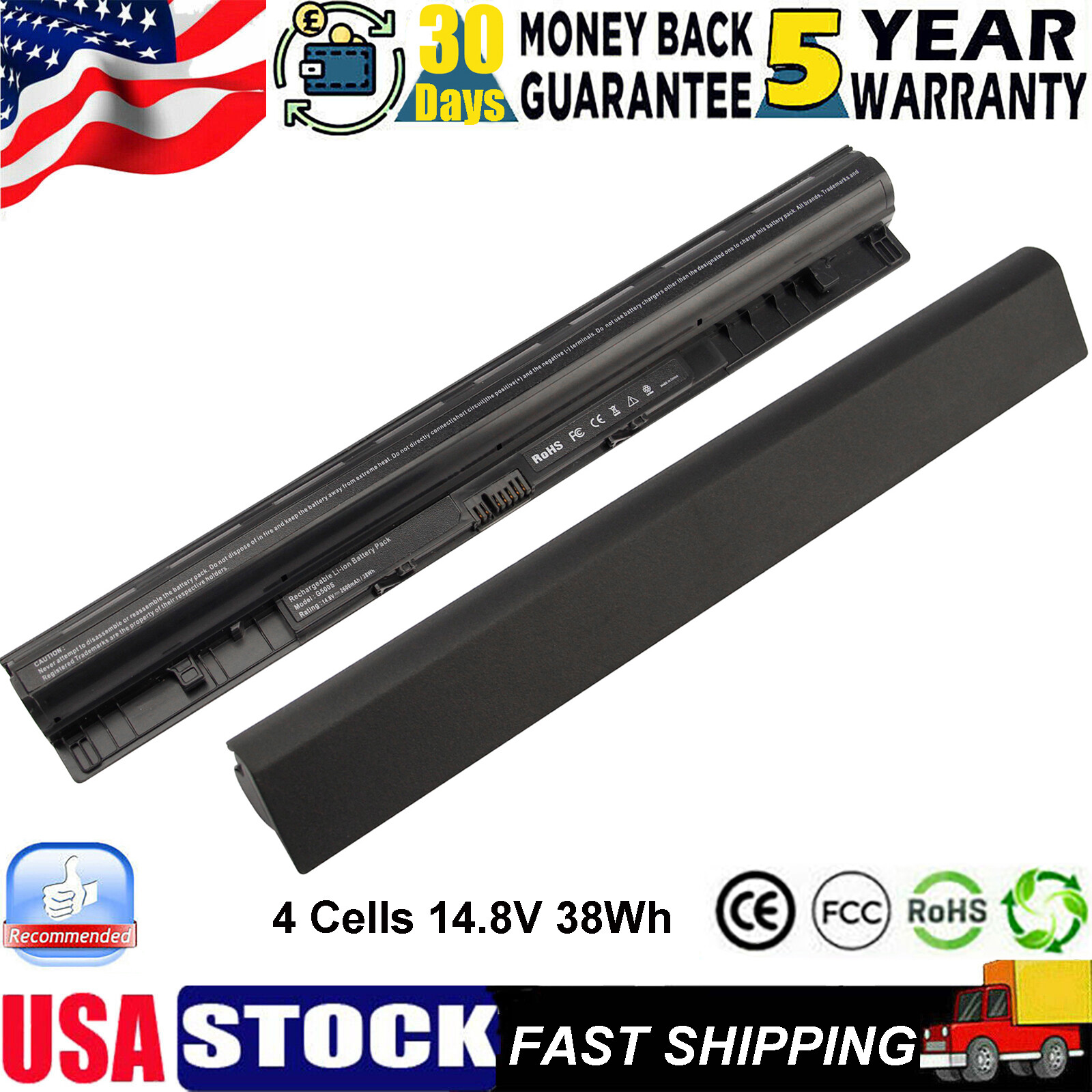 L12L4E01 L12M4A02 L12M4E01 Battery For Lenovo IdeaPad G400s G410s G500s G510s