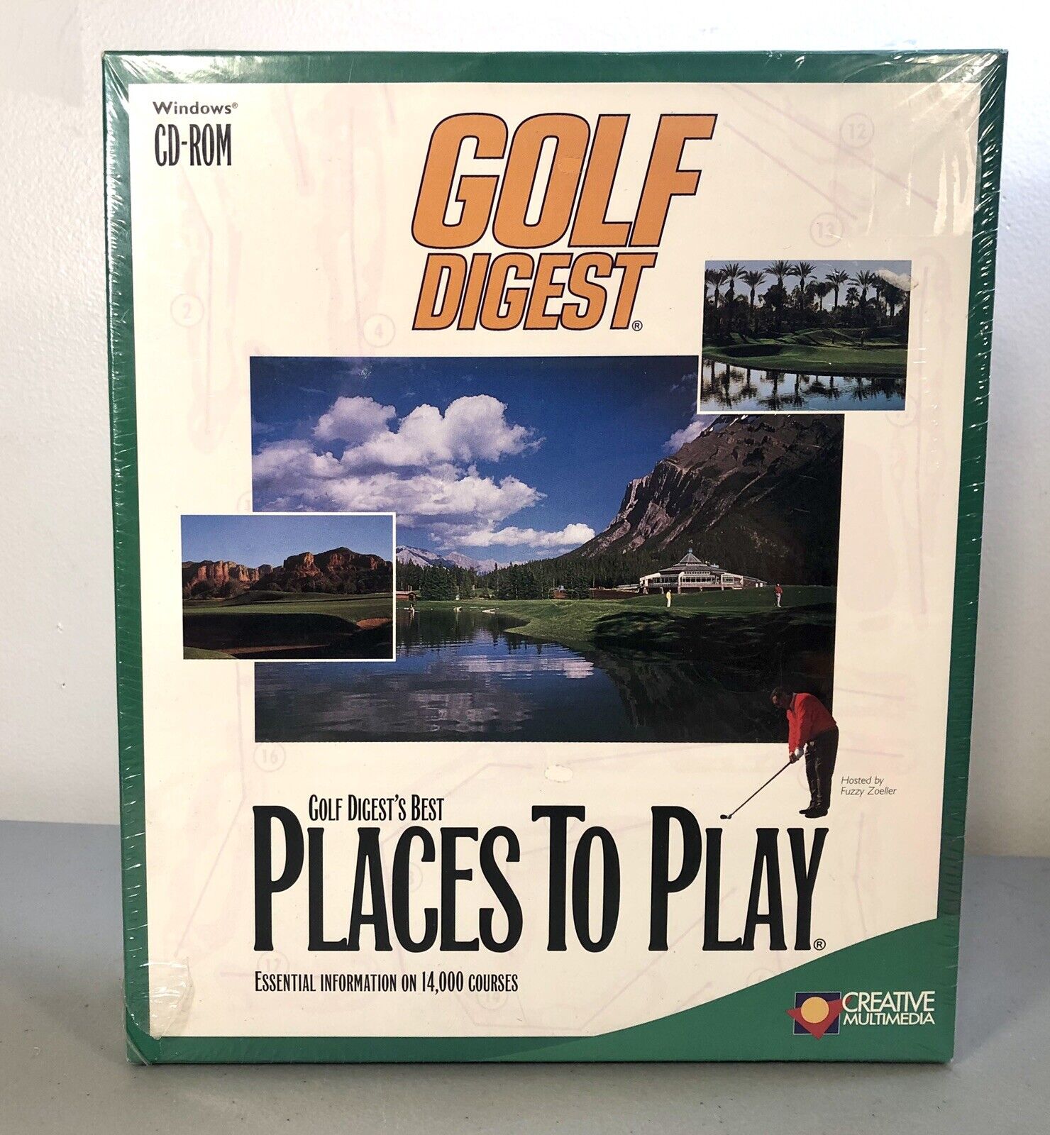 Vintage 1995 Golf Digest Best Places To Play Windows CD ROM