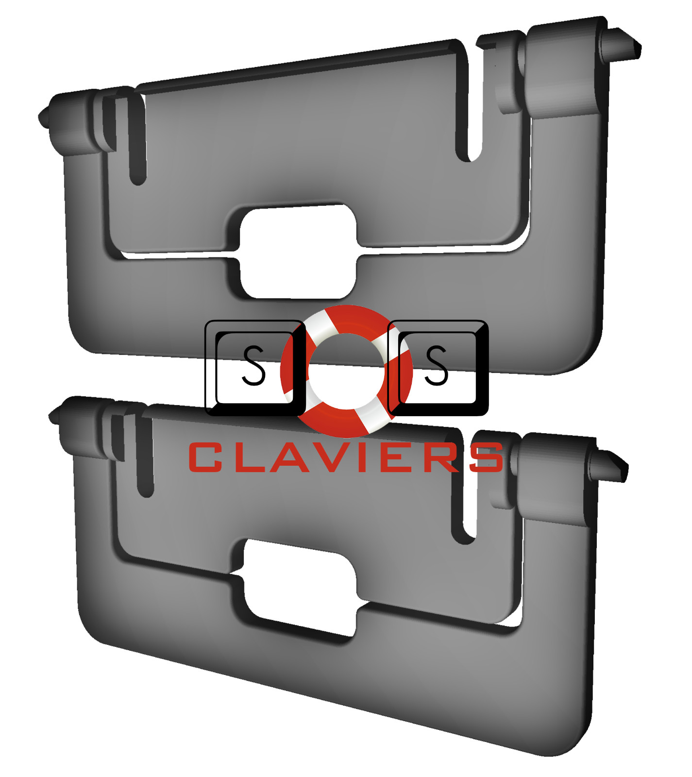 Replacement Feet for Mad Catz Cyborg V.7 Keyboard